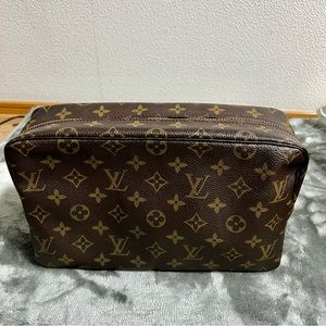 Louis Vuitton Brown Toiletry Bag